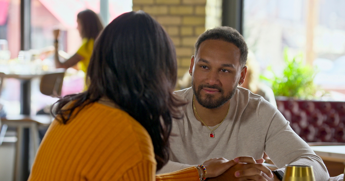 Virginia and Devin on Love Is Blind