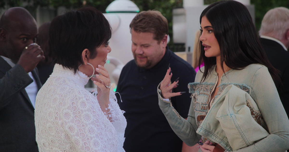 Kris Jenner and Kylie Jenner on The Kardashians