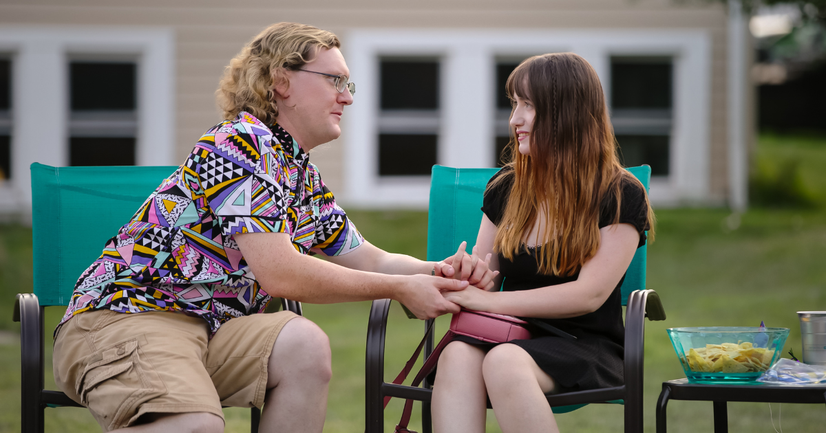 James and Shelley on Love on the Spectrum