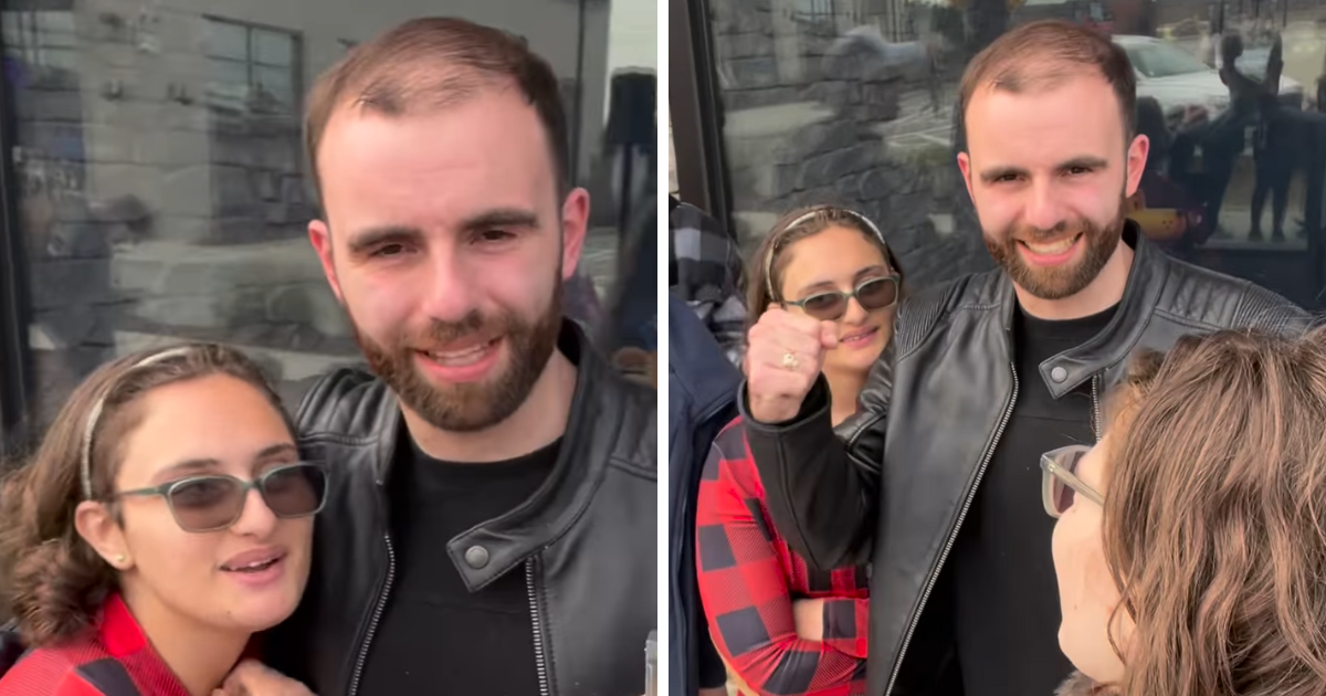 Connor and Georgie from Love on the Spectrum