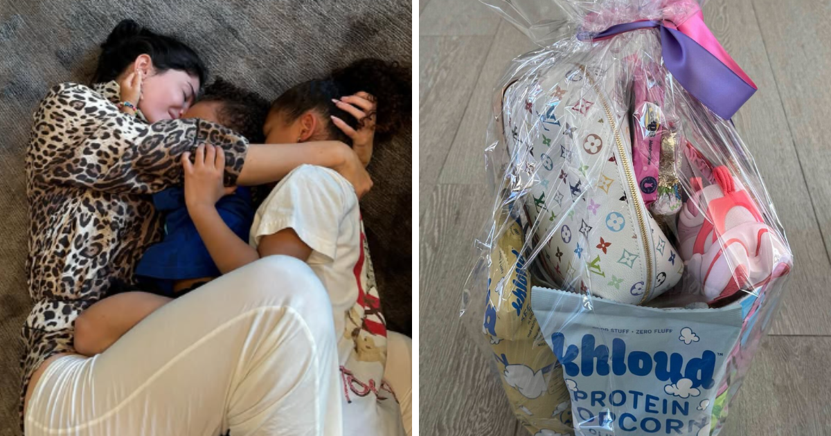 Kylie, Stormi and Aire