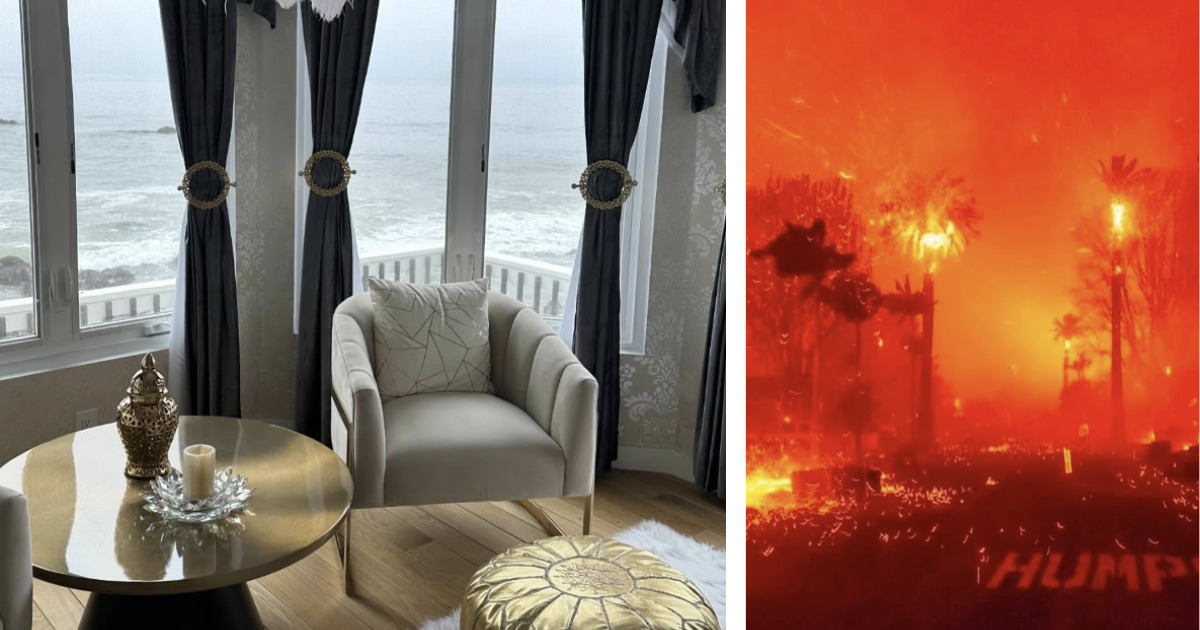 Boz RHOBH house wildfires