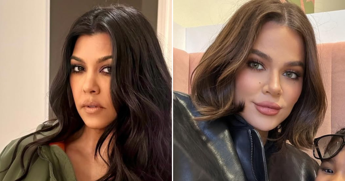 Khloe Kourtney met gala