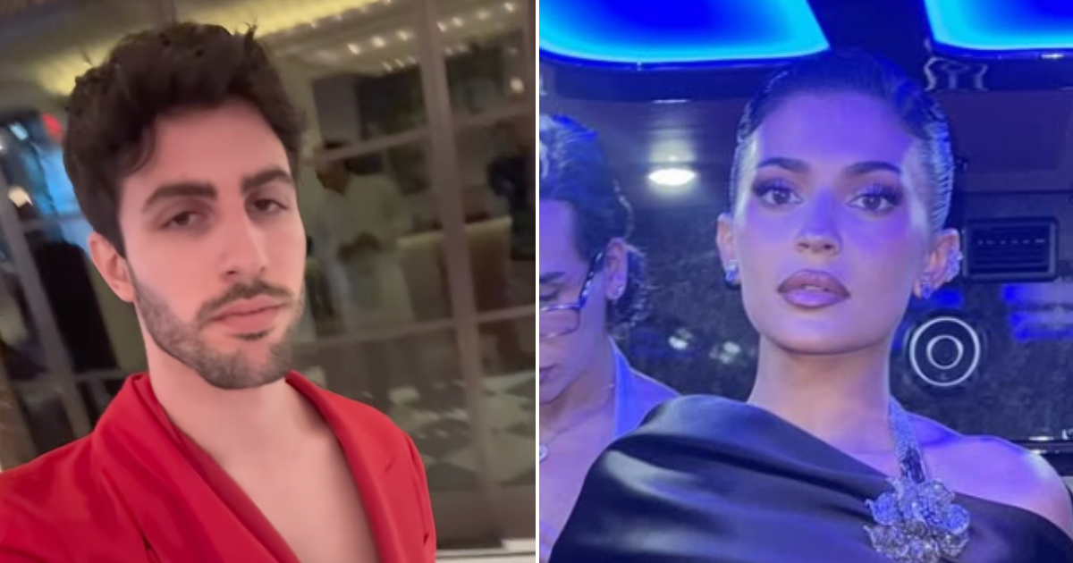 Kylie Jenner met gala greeter