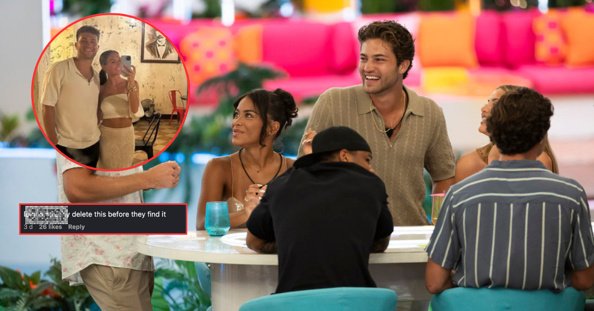 Amaya and TJ on Love Island USA