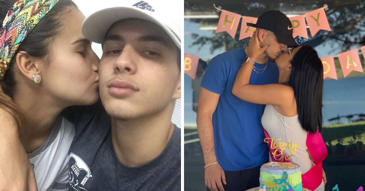 Love Island's Yulissa with her ex-boyfriend