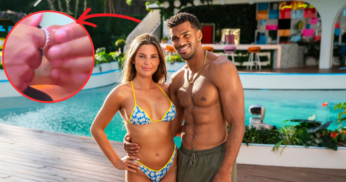 Iris and Jeremiah on Love Island USA