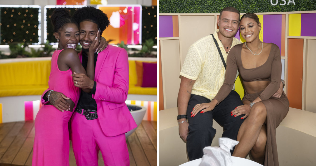 Love Island USA type on paper