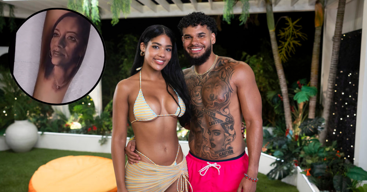 Adreina and Bryan on Love Island USA