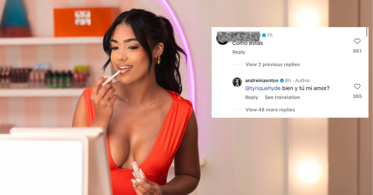 Adreina on Love Island USA talks to Tyrique Hyde