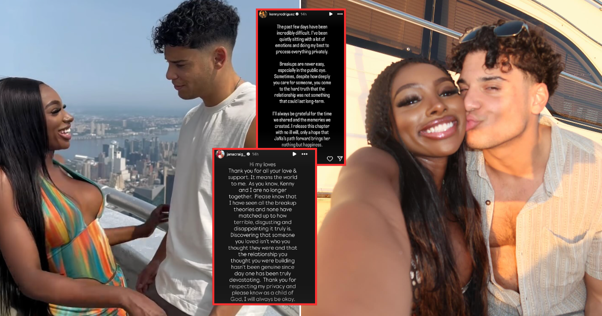 JaNa and Kenny Love Island USA timeline