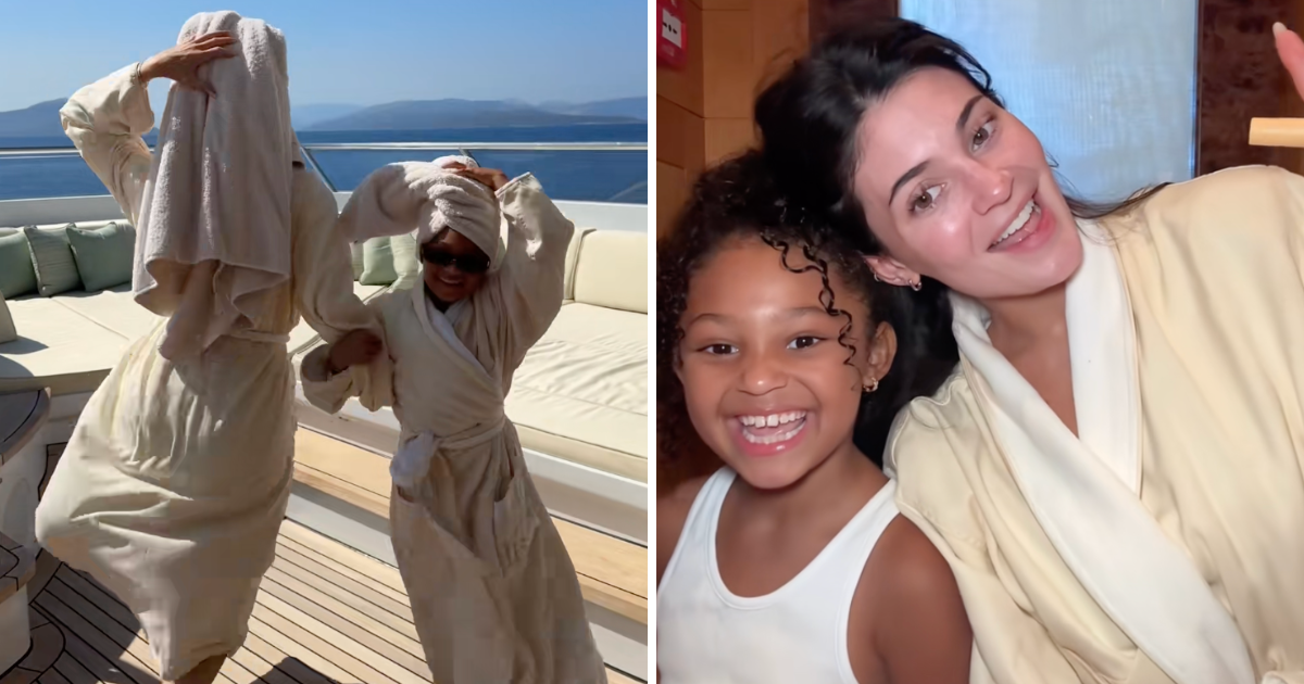 Kylie Jenner and daughter nepo baby Stormi Webster