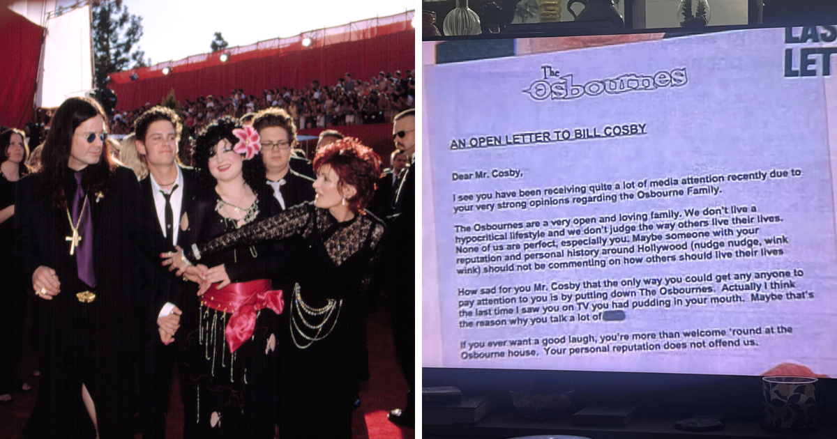 The Osbournes/Letter to Bill Cosby