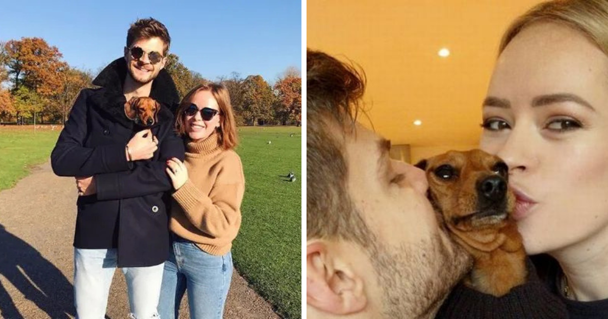 Tanya Burr and Jim Chapman with Martha Moo