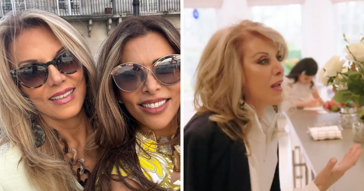 Panthea Parker with her mum on The Real Housewives of London
