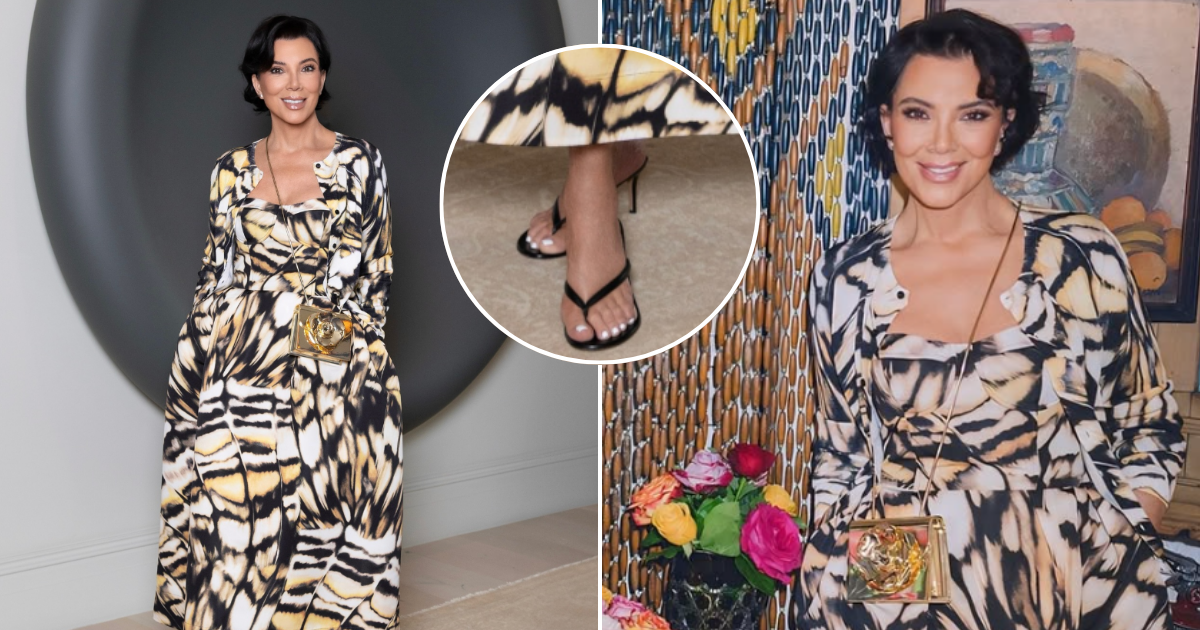 Kris Jenner extra toe