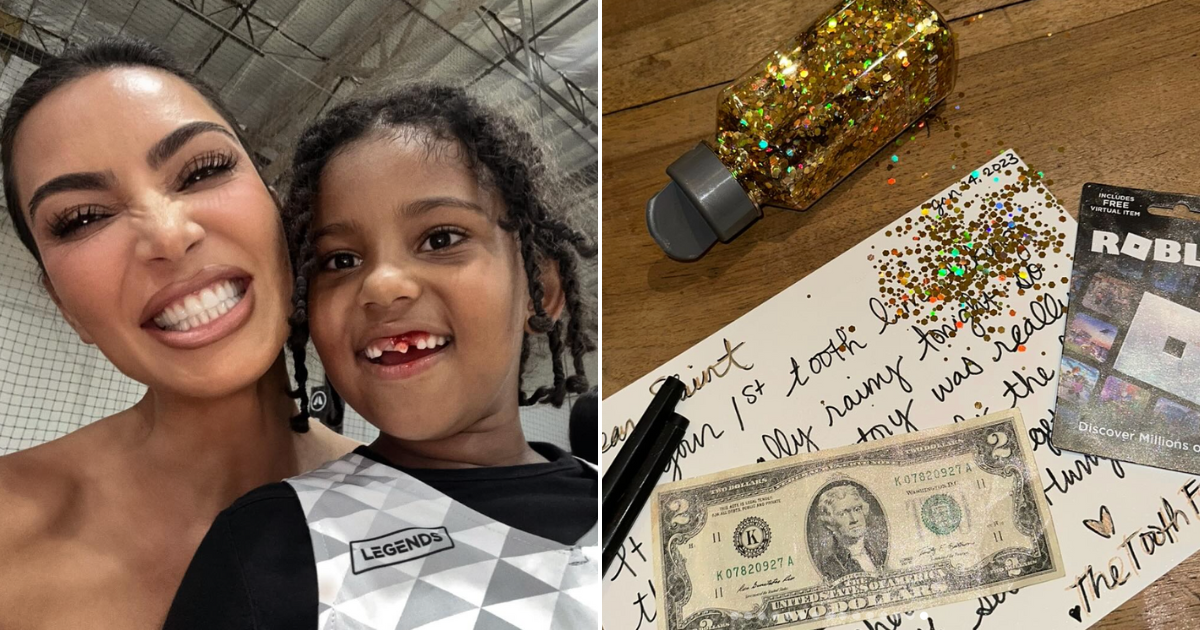 Kim Kardashian scrimping when it comes to the tooth fairy