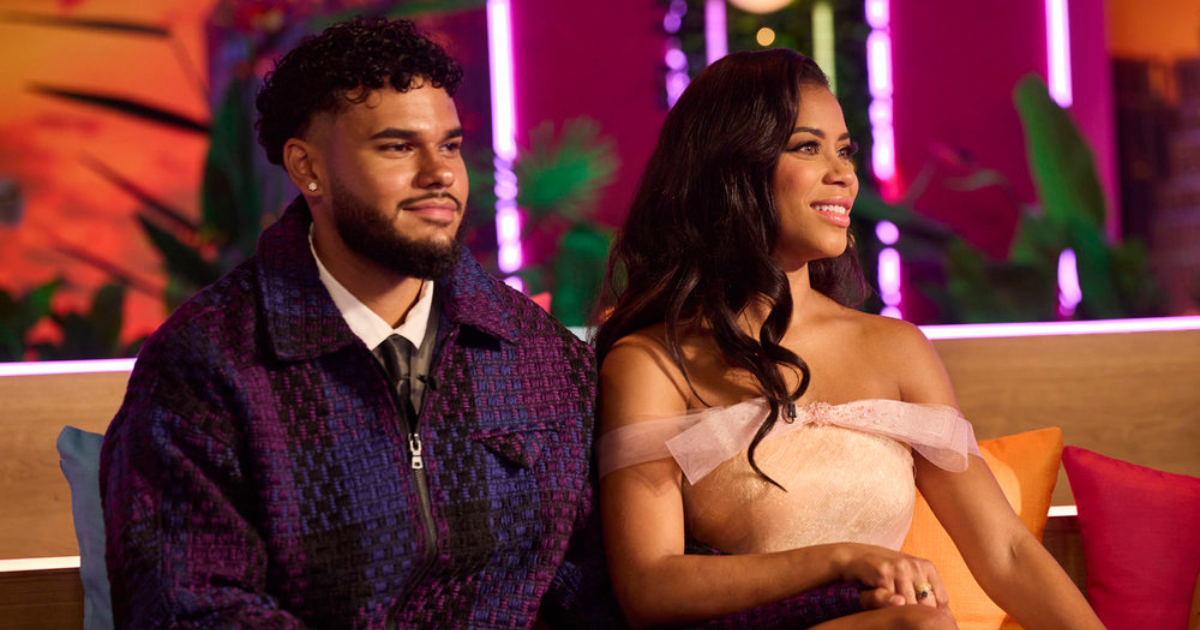 Bryan and Amaya on Love Island USA