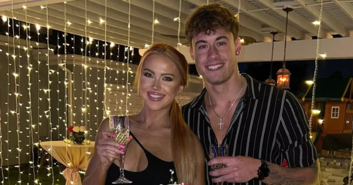 Isaiah and Sydney from Love Island Games
