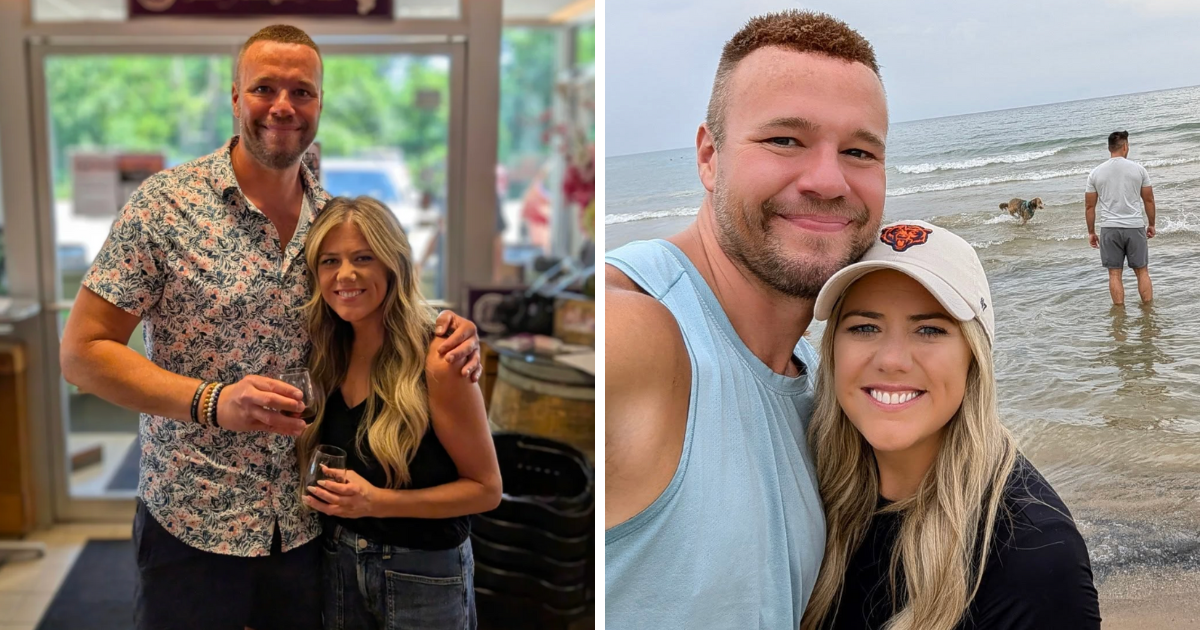 Nick Thompson and his new girlfriend