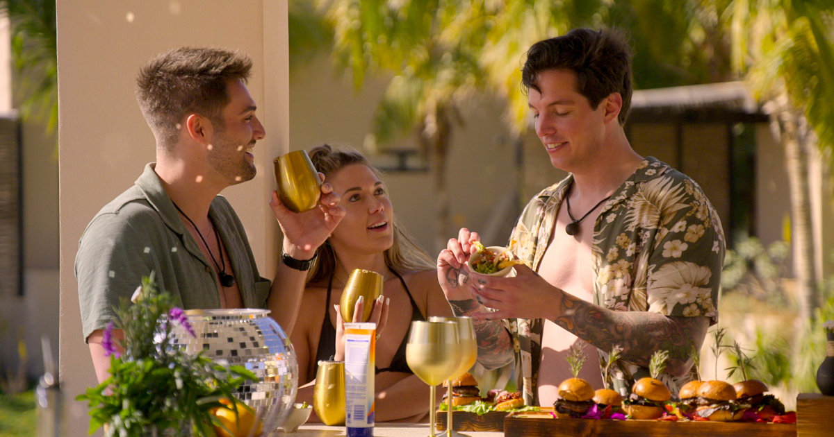 Joe, Megan and Jordan on Love Is Blind