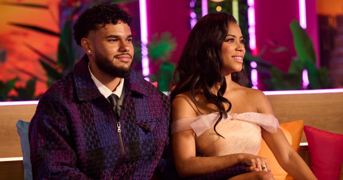 Bryan and Amaya on Love Island USA