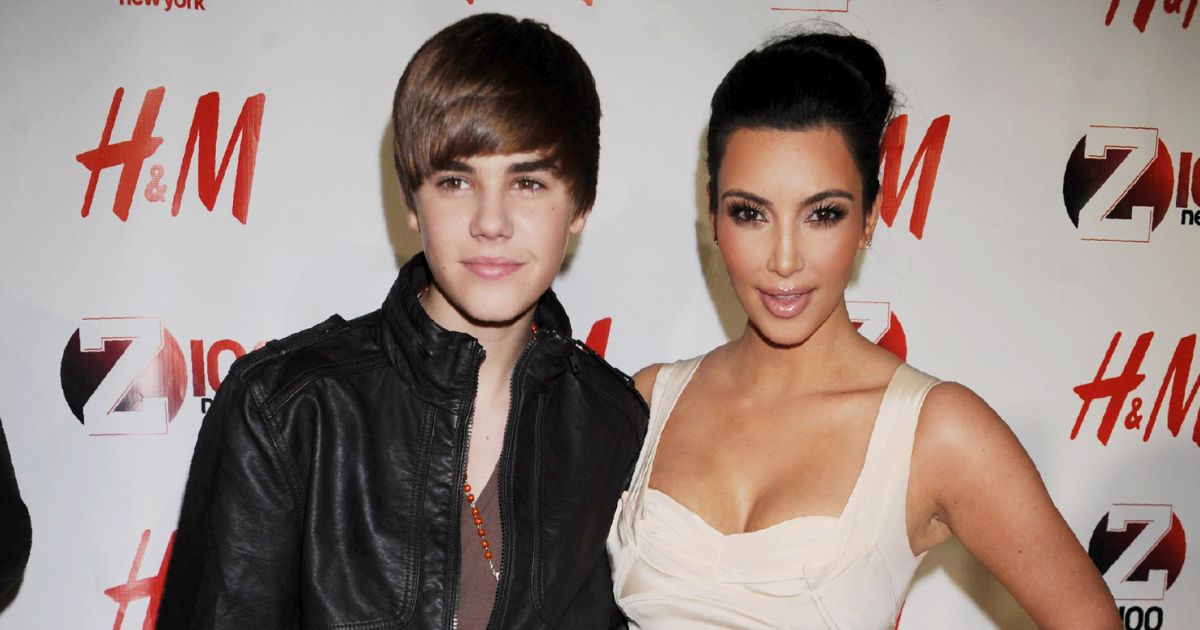 Kim Kardashian and Justin Bieber