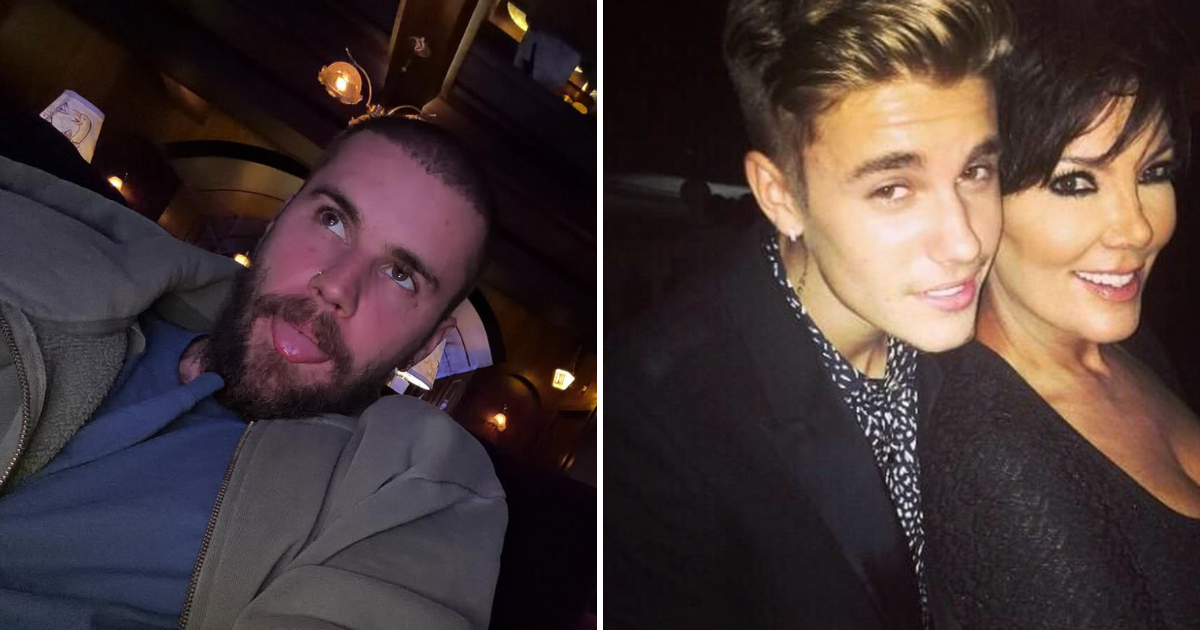 Justin Bieber Kris Jenner birthday