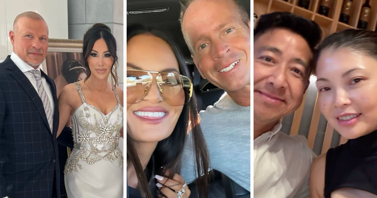 Angie K and Shawn Trujillo/Lisa Barlow and her husband/Jennie Nguyen and her husband from RHOSLC