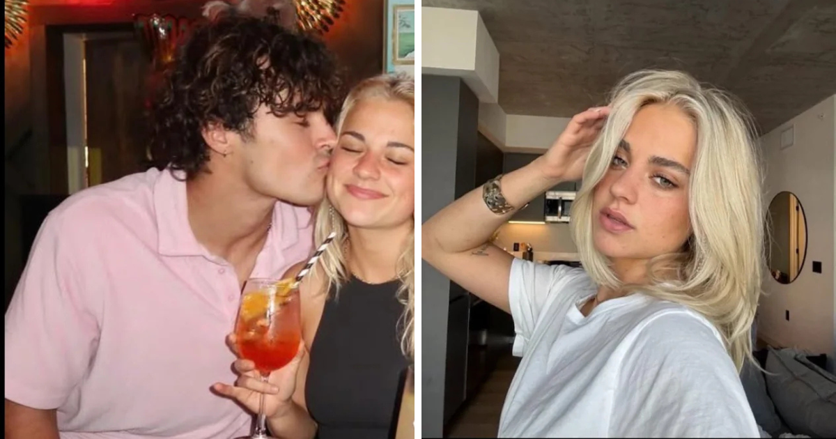 Nic and 'secret girlfriend' after Love Island USA