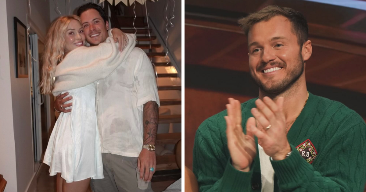 Cassie Randolph and her partner/Colton Underwood