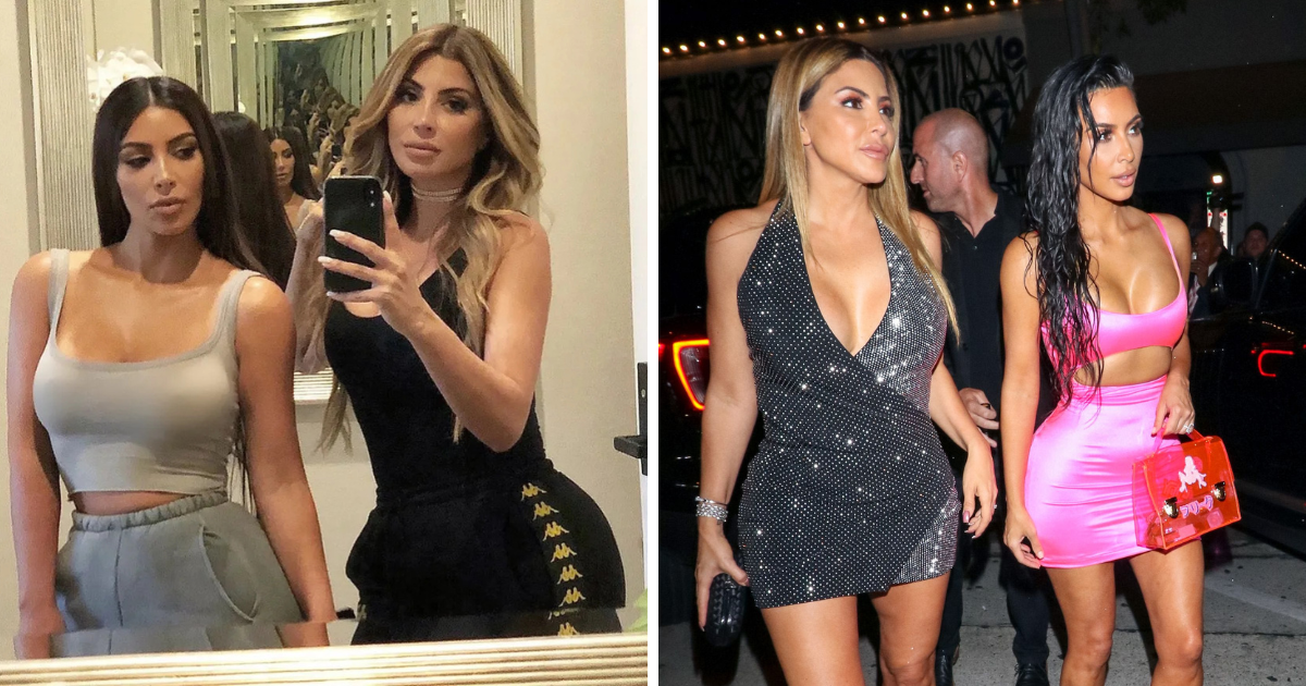 Larsa Pippen and Kim Kardashian