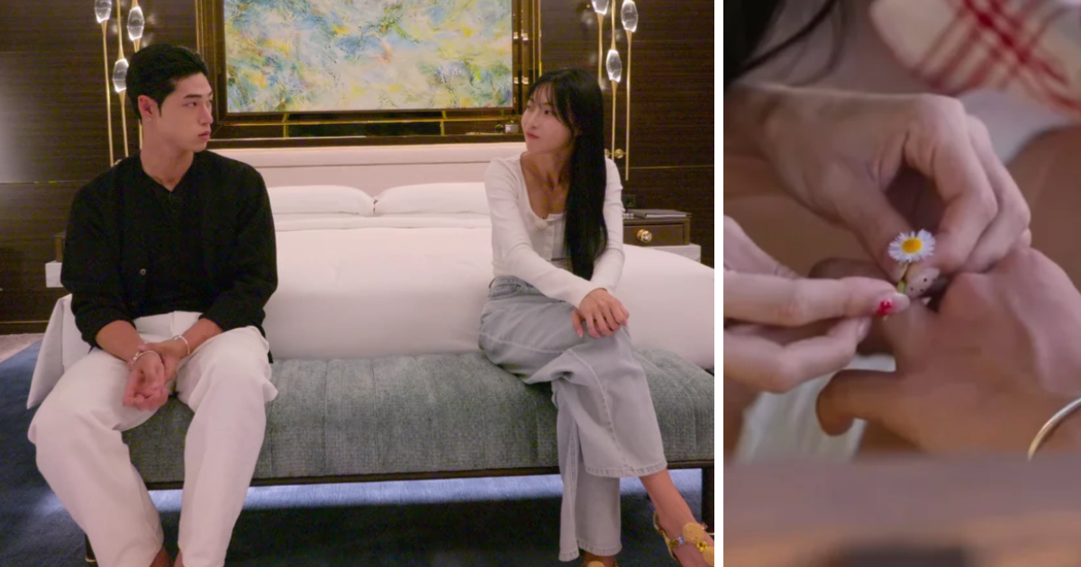 Song Seung-il and Kim Min-gee from Single's Inferno