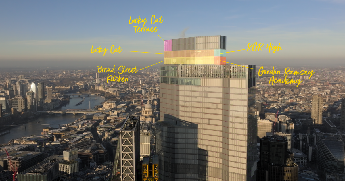 Being Gordon Ramsay 22 Bishopsgate restaurants