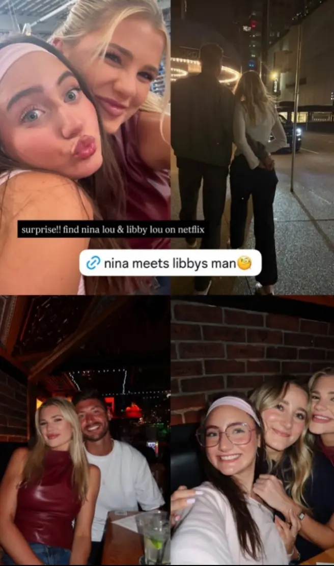 Nina and Libby with Andrew from Age of Attraction