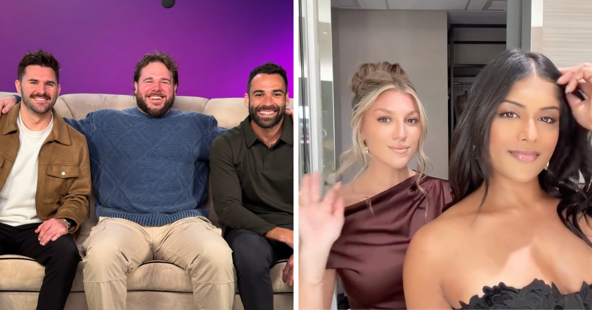 Love Is Blind's Alex, Jordan and Connor/Bri and Priyanka