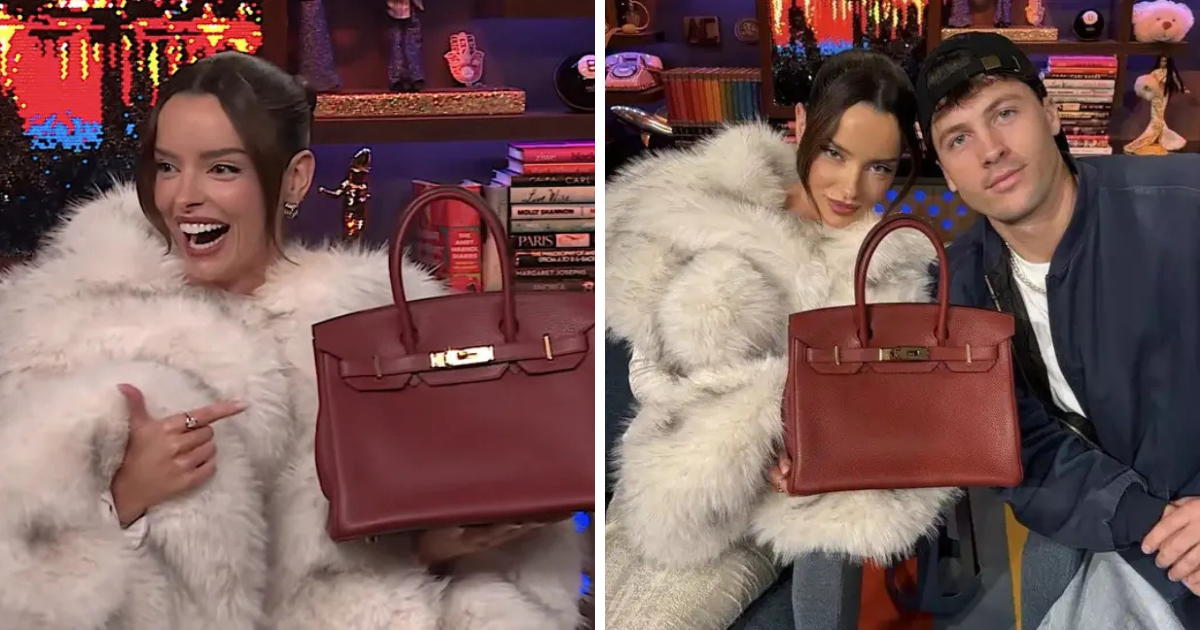 Maura Higgins and Rob Rausch on WWHL