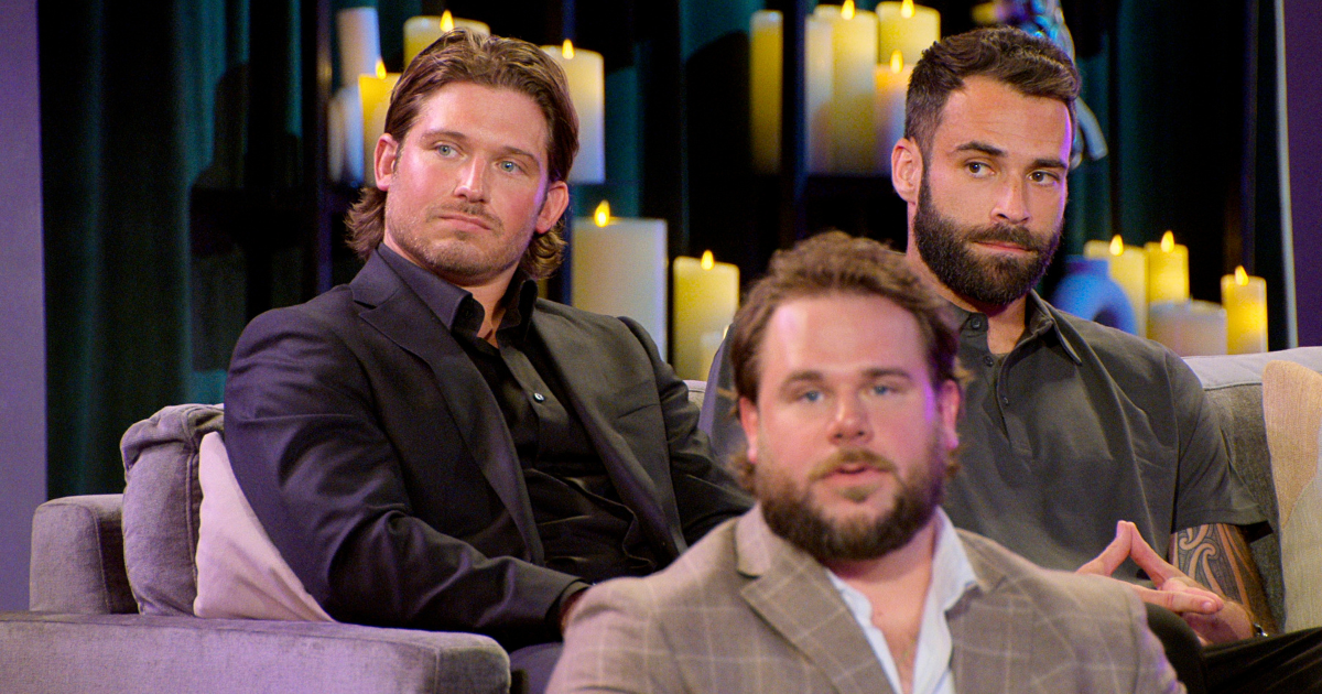 Chris, Alex and Jordan on Love Is Blind reunion