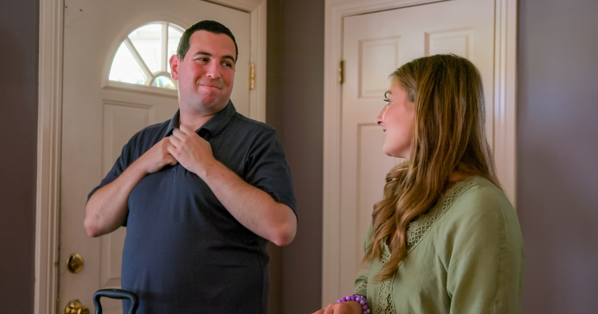 Abbey and David on Love on the Spectrum