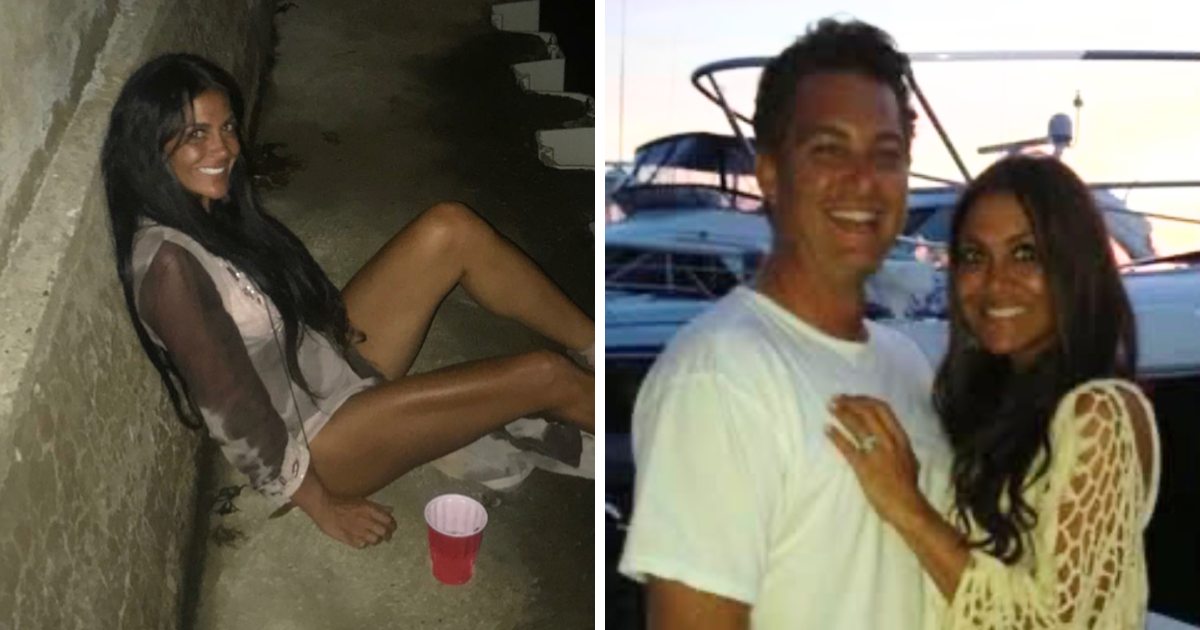 Liz McGraw and Gerry before The Real Housewives of Rhode Island