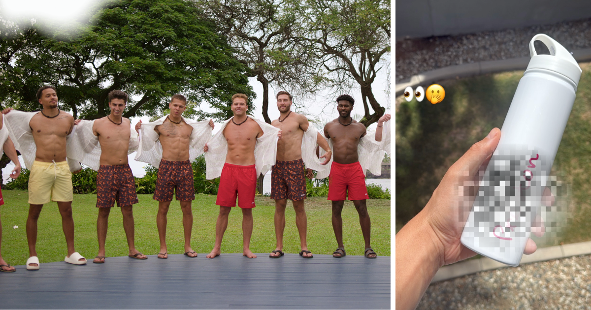 Temptation Island boys/Preston Love Island bottle