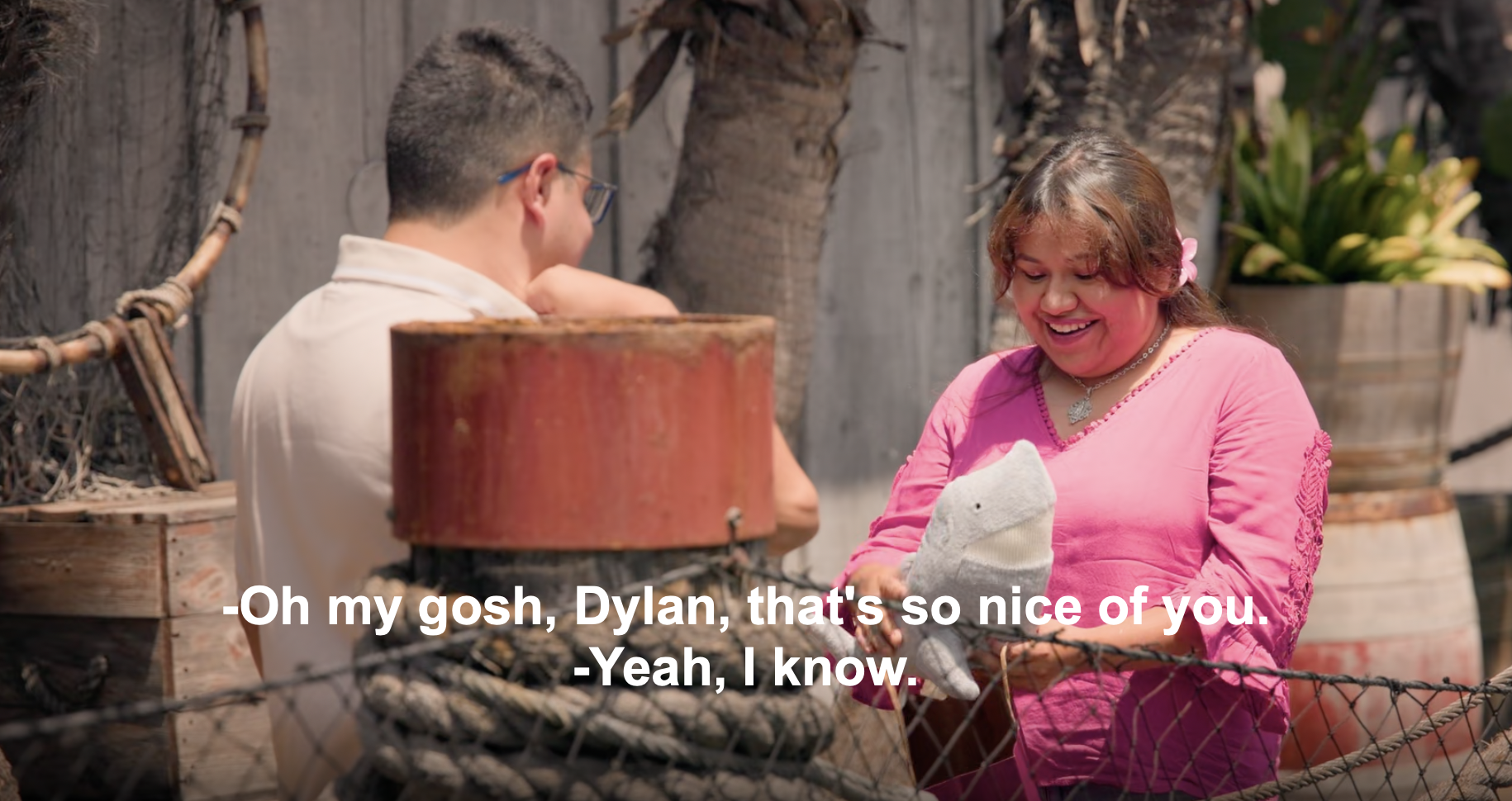 Dylan and Melissa on Love on the Spectrum