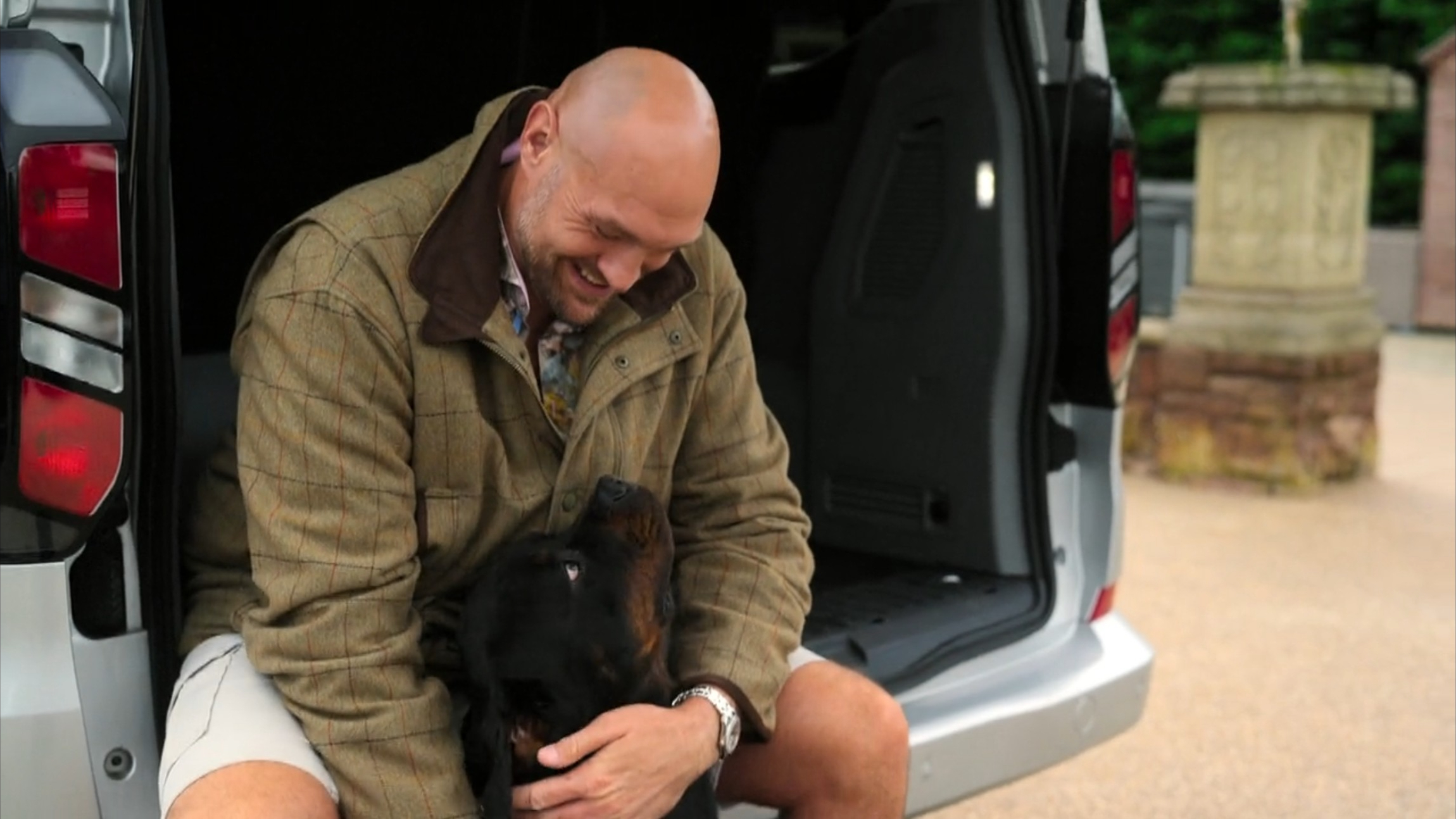 At Home With The Furys Tyson paid dog Cash