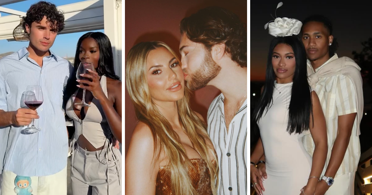 Nic and Olandra/Iris and TJ/Clarke and Taylor from Love Island USA