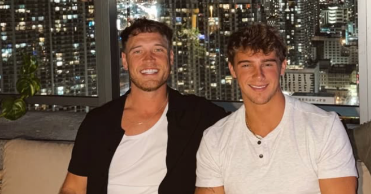 Jimmy Presnell and Caleb McDaniel on Love Island USA