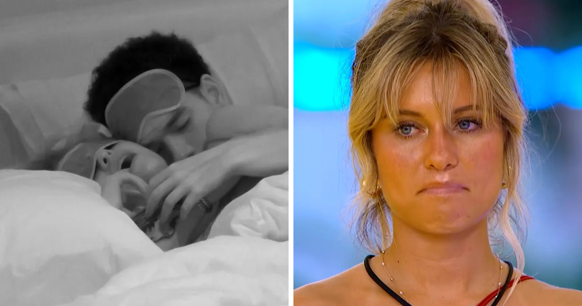 Kenzie and Corbin on Love Island USA
