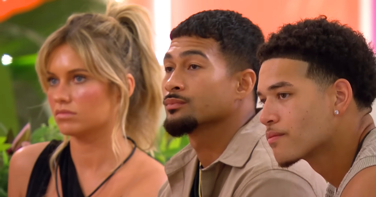 love island usa sean at the recoupling before he was dumped