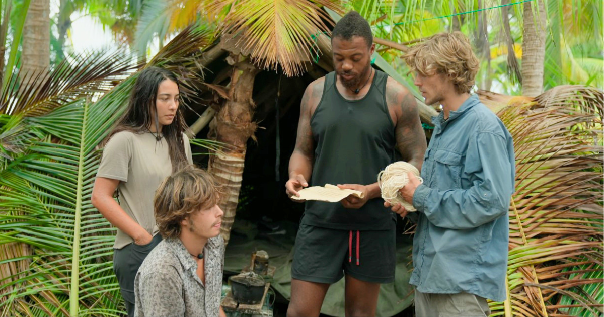 outlast the jungle cast who leave although the ones in this picture do all make it to the final which i fear may be misleading now. oh well