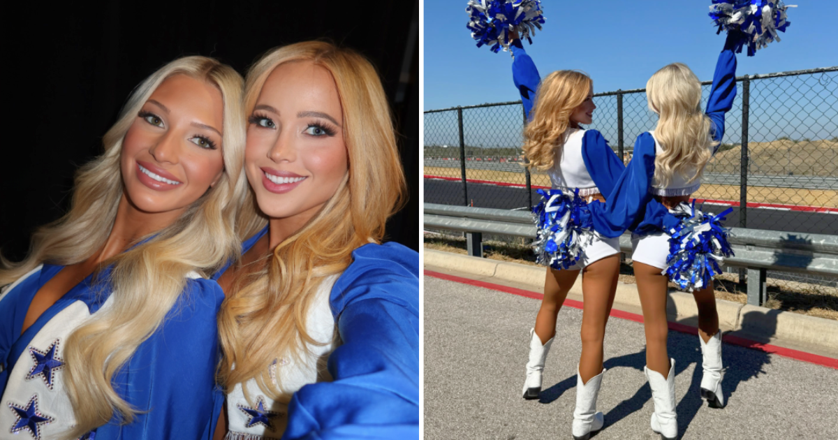 dallas cowboys cheerleaders sophy and kylie