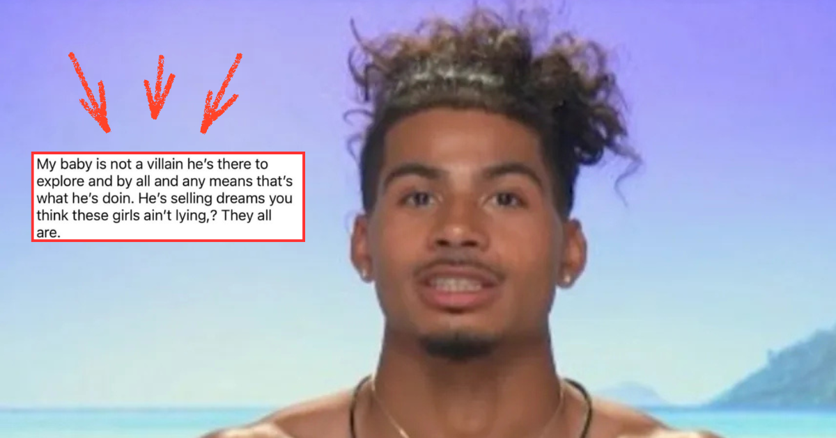 Sincere from Love Island USA/his mum's message